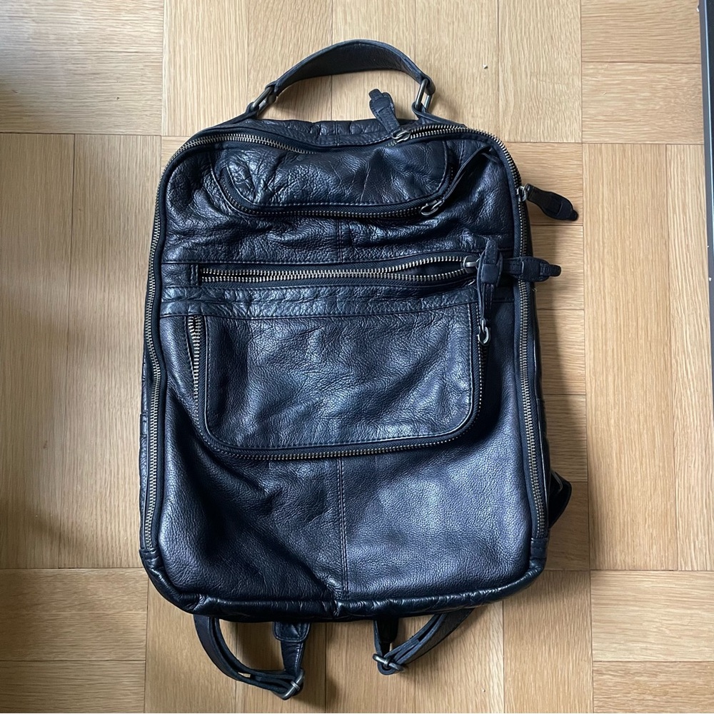 FreePeople East End Leather Backpack